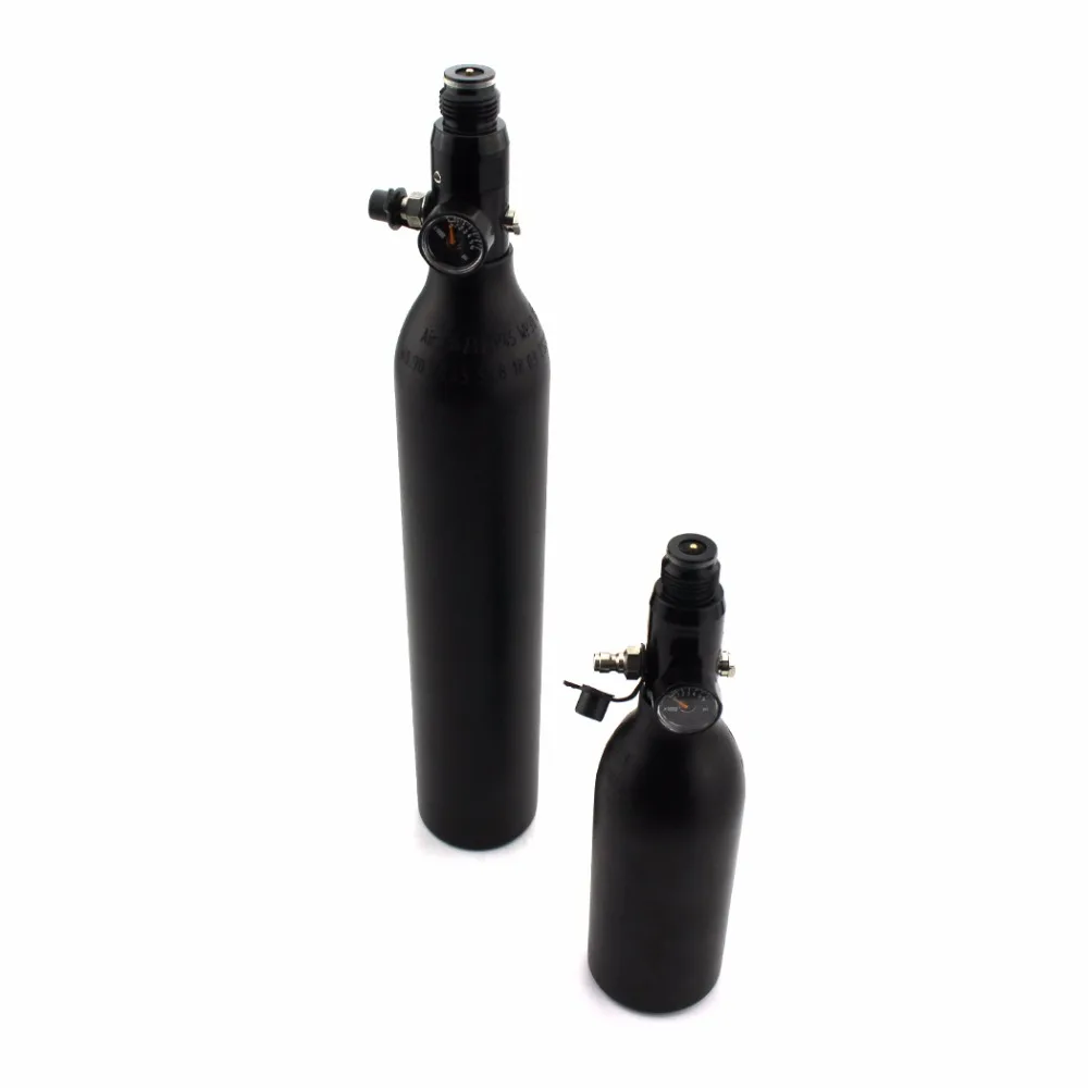 PCP Пейнтбол Airsoft Air Bottle HPA Танк 5/8 18UNF 0.2L/0.45L 300bar 4500psi цилиндр с регулятором Входное