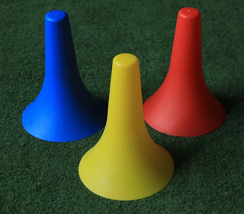 23cm horn shape Soccer Trainning Cone Stadium Marking Agility training Marker Free Slalom Skate Pile Football Training Equipment 23cm horn shape Soccer Trainning Cone Stadium Marking Agility training Marker Free Slalom Skate Pile Football Training Equipment