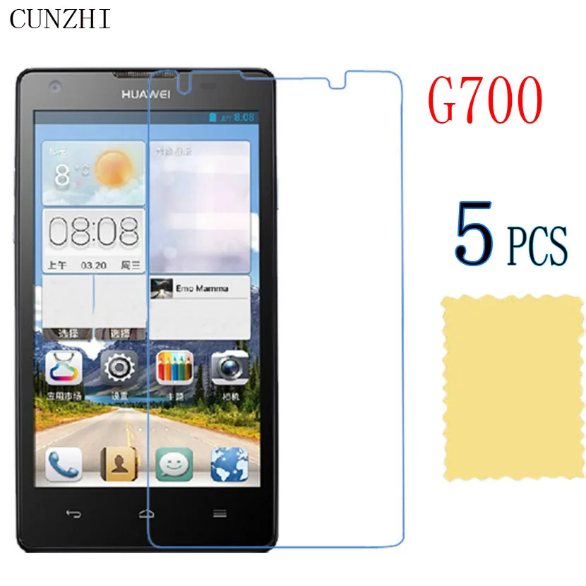 

High Clear LCD Screen Protector Film for Huawei Ascend G700 Protection Ultra Slim Film