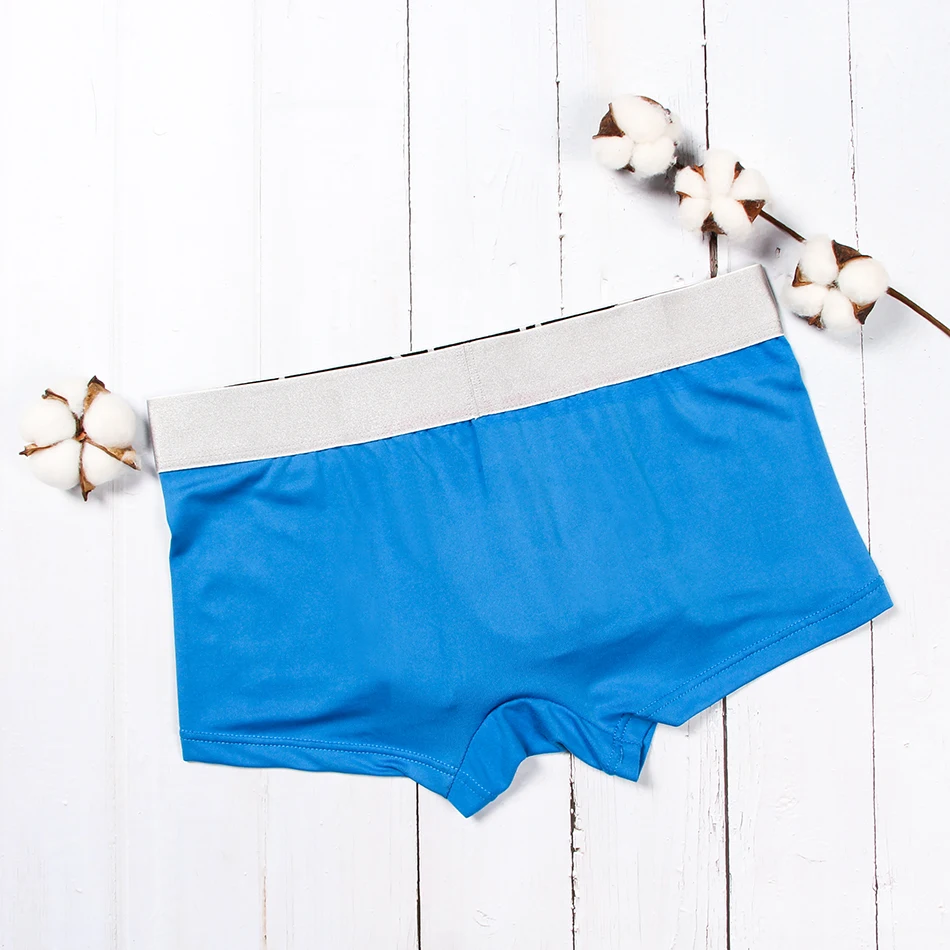 10 шт./лот Boxershorts сексуальные трусы боксеры мягкие с буквенным принтом мешочком