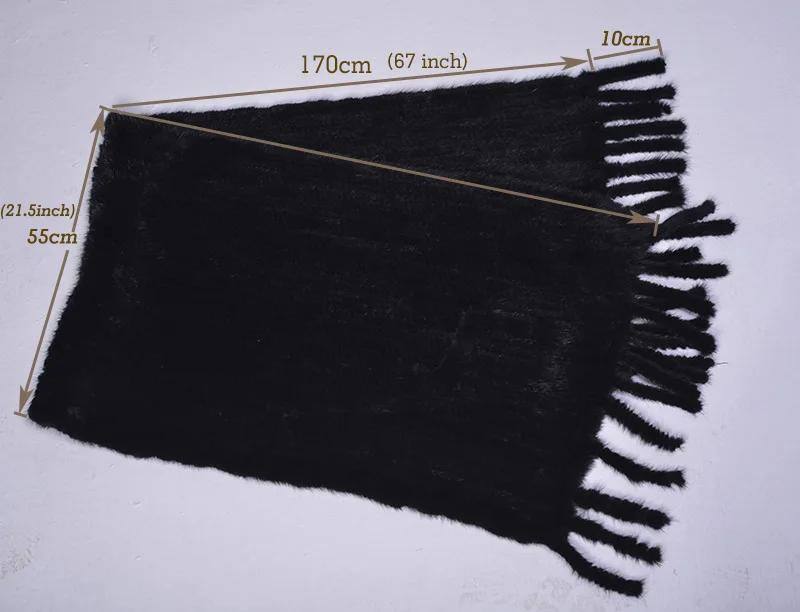 mink shawl size