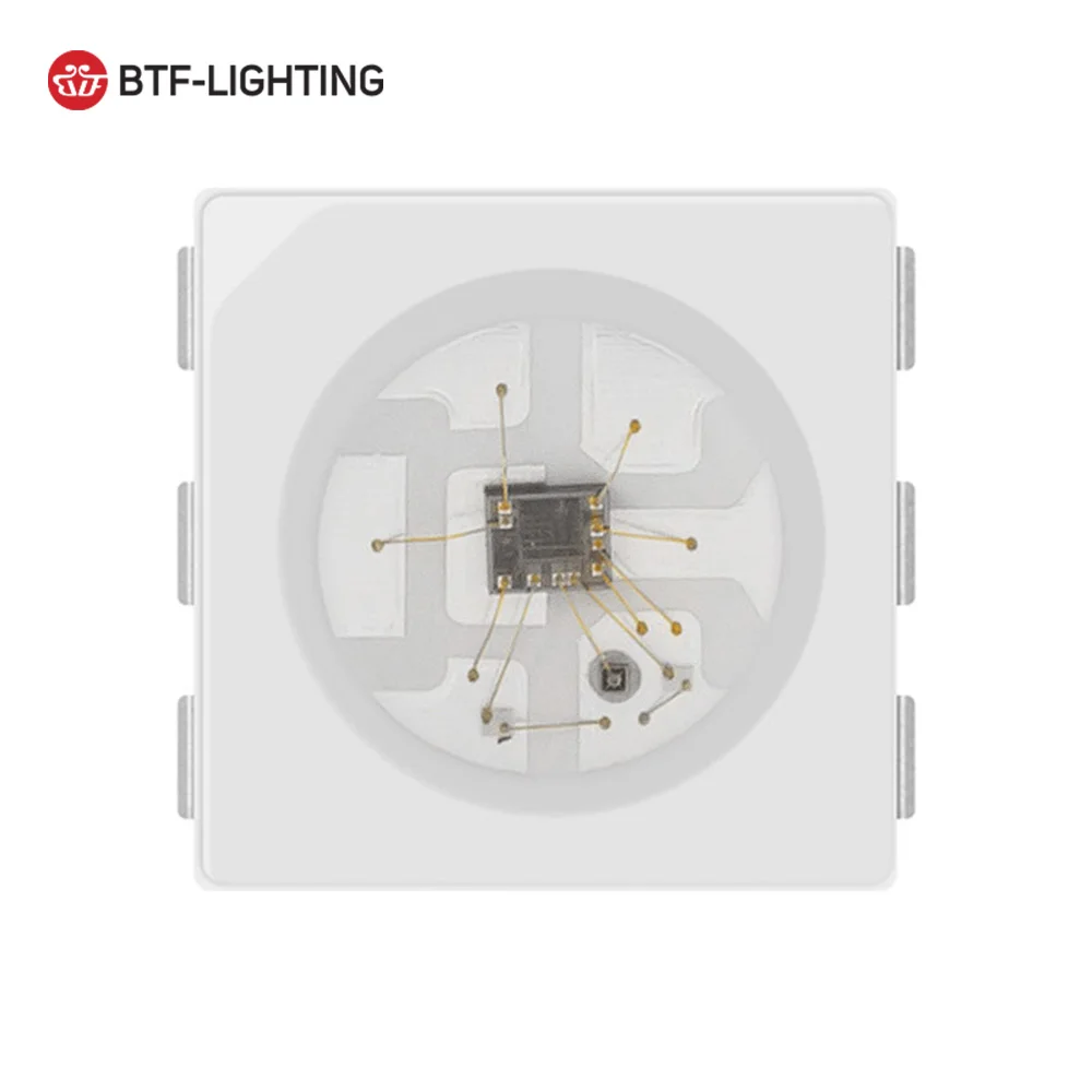 Светодиодные чипы SK9822 (аналогичные APA102) 10 ~ 1000 шт. IC SMD 5050 RGB для экрана ленты 5 в