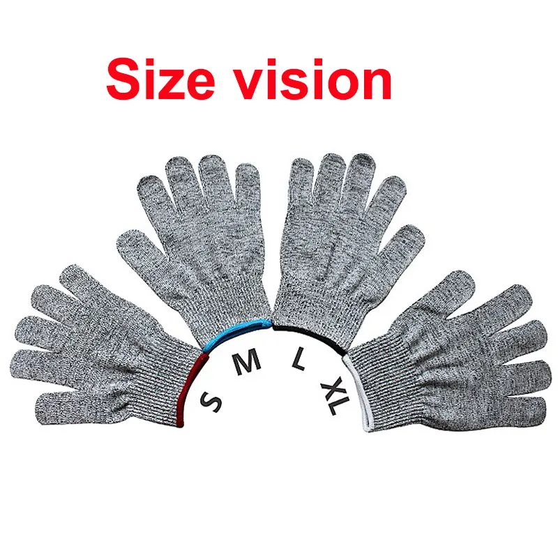 Work Gloves Anti Cut Gloves Cut Resistant Gloves Protective Gloves NMSafety 1 Pair Kitchen Cut Resistant Hand Glove Household Food Grade 5 Level Protection Safety