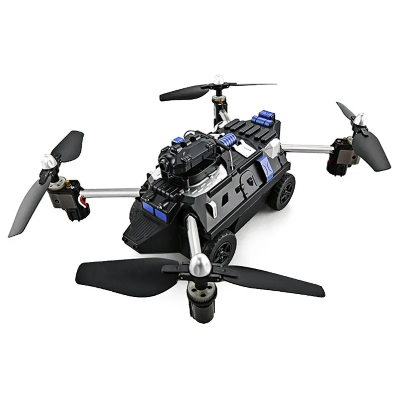 JJRC H40WH дрона с дистанционным управлением 2 в 1 Летающий танк Квадрокоптер Wi Fi FPV 720P