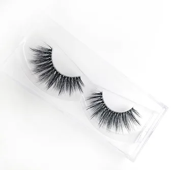 

Mink Lashes 3D Mink Eyelashes Invisible Band Natural Black Mink False Eyelash Full Strip cilios Reusable y16