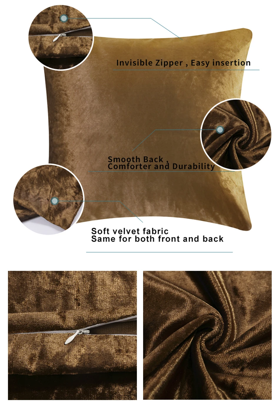 GIGIZAZA 2 упаковки золотые блестящие бархатные декоративные наволочки наволочки для дивана серебристо-зеленая Роскошная ткань