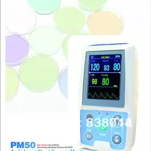 24 часа педиатрический осциллограф монитор, контроль частоты пульса, SPO2 и NIBP монитор пациента, PM50, одобрено fda