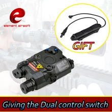 Элемент Softair LA-15 PEQ 15 ИК-лампа Тактический красный лазерный фонарик ИК оружие для страйкбола тактический лазер военный охотничий свет