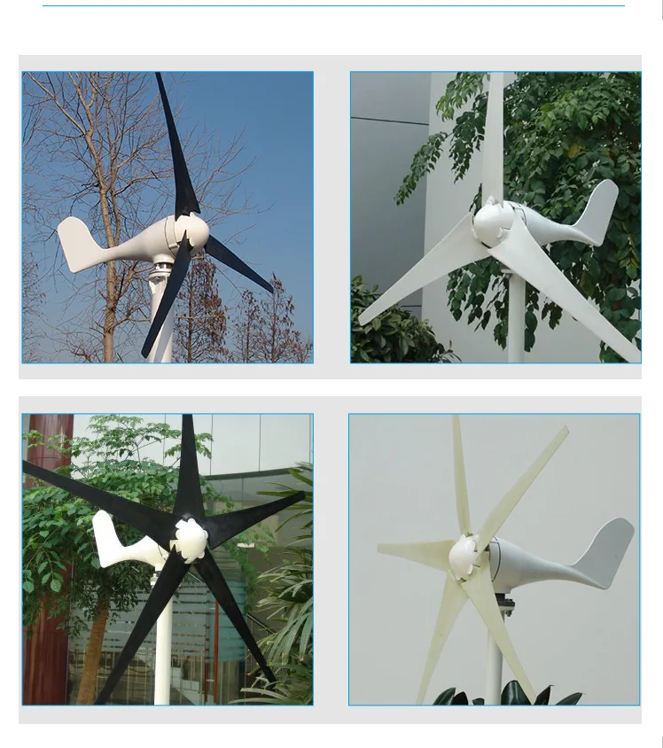 Gerador de Turbina Eólica com Retificador Construído em Gerador de Energia w 200 300 400 Ímã Permanente Eólica Dc12v - 24 v 100 Mod. 146067 3 High Quality turbine generator