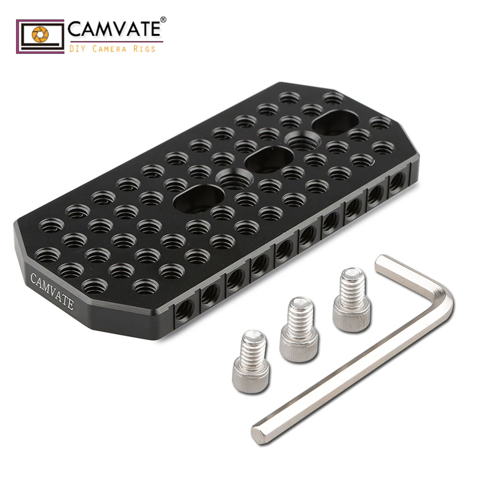 

CAMVATE Cheese Plate Top Plate for BMD Blackmagic Design URSA Mini C1597 camera photography accessories