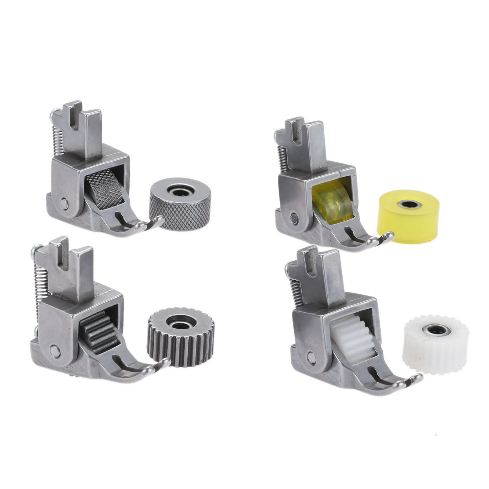 

1Pc Sewing Machine Flat Roller Type Twisted Wheel Presser Foot Adjustable Roller Presser Foot Sewing Machine Foot Supplies