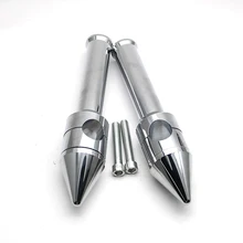 МОТОЦИКЛ хром " 25 мм диаметр руль стояки универсальный для Harley Sportster Chopper Touring Cruisers