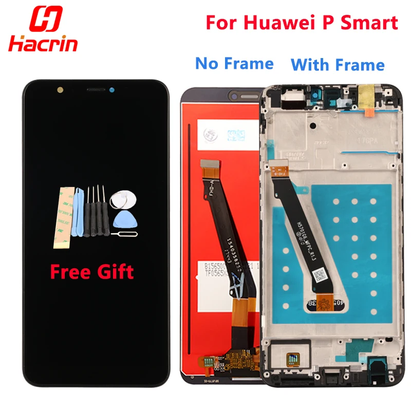 ЖК дисплей для Huawei P Smart fig lx1 сенсорный экран новый дигитайзер в сборе сменный