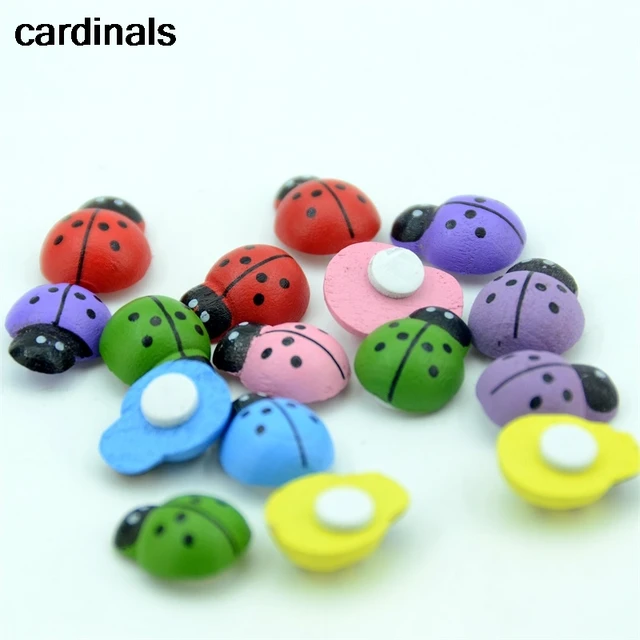 20 Pz Moda Beatles Parete Coccinella di Legno Sticker Bambini Bambini Dipinto Me 20 Pz Moda Beatles Parete Coccinella di Legno Sticker Bambini Bambini Dipinto Me