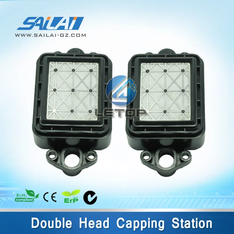 

Eco Solvent Printer Double Head Pump Assembly Cap Top For Dx5 Dx7 PrintHead