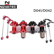 Новатек D041SB D042SB диск карты Тормоз MTB горный велосипед Подшипник Ступицы велосипедные ступицы 28 32 36 отверстий черного цвета, цвета Красного 8/9/10/11s