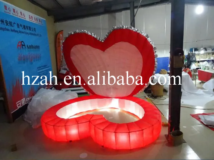Надувная красная морская раковина в форме сердца|shell|shell shapesshell heart |
