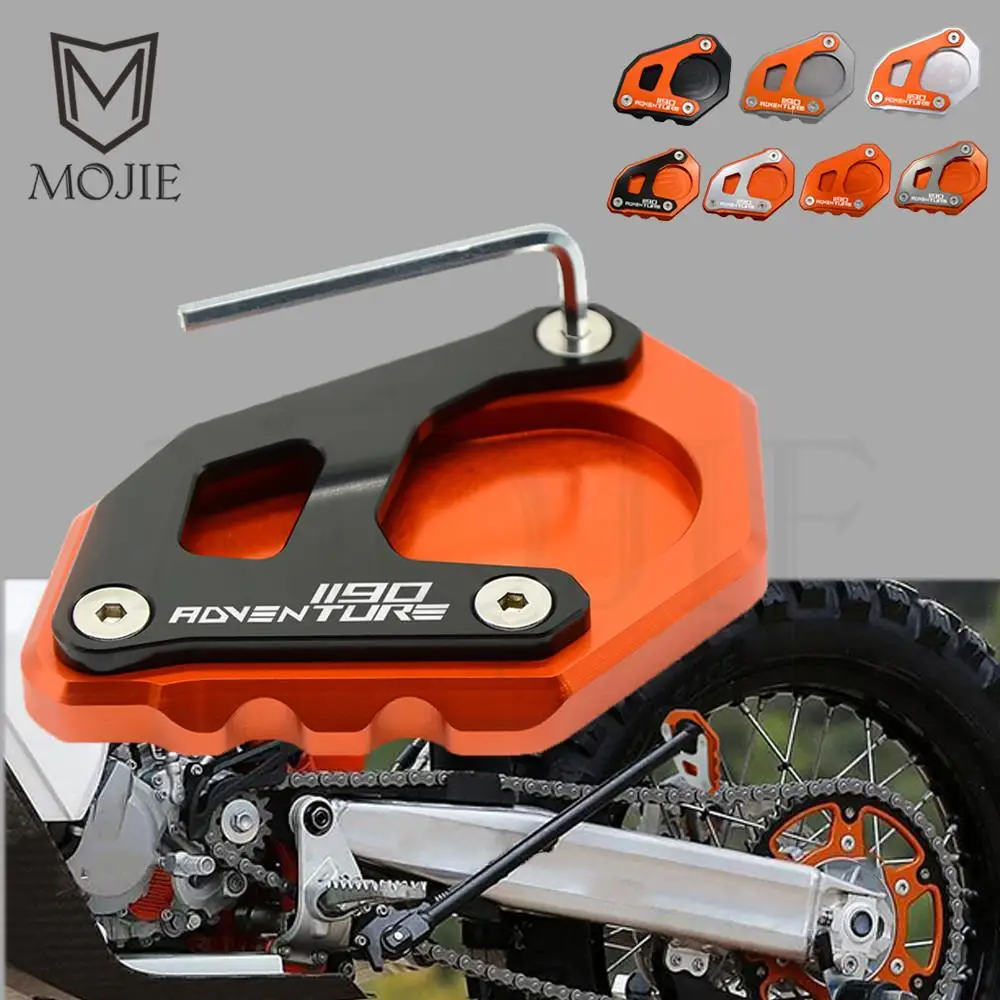 For KTM ADV 1190 ADV 1190 Adventure Foot Plate Motorcycle Aluminum Side Stand Pad Enlarger