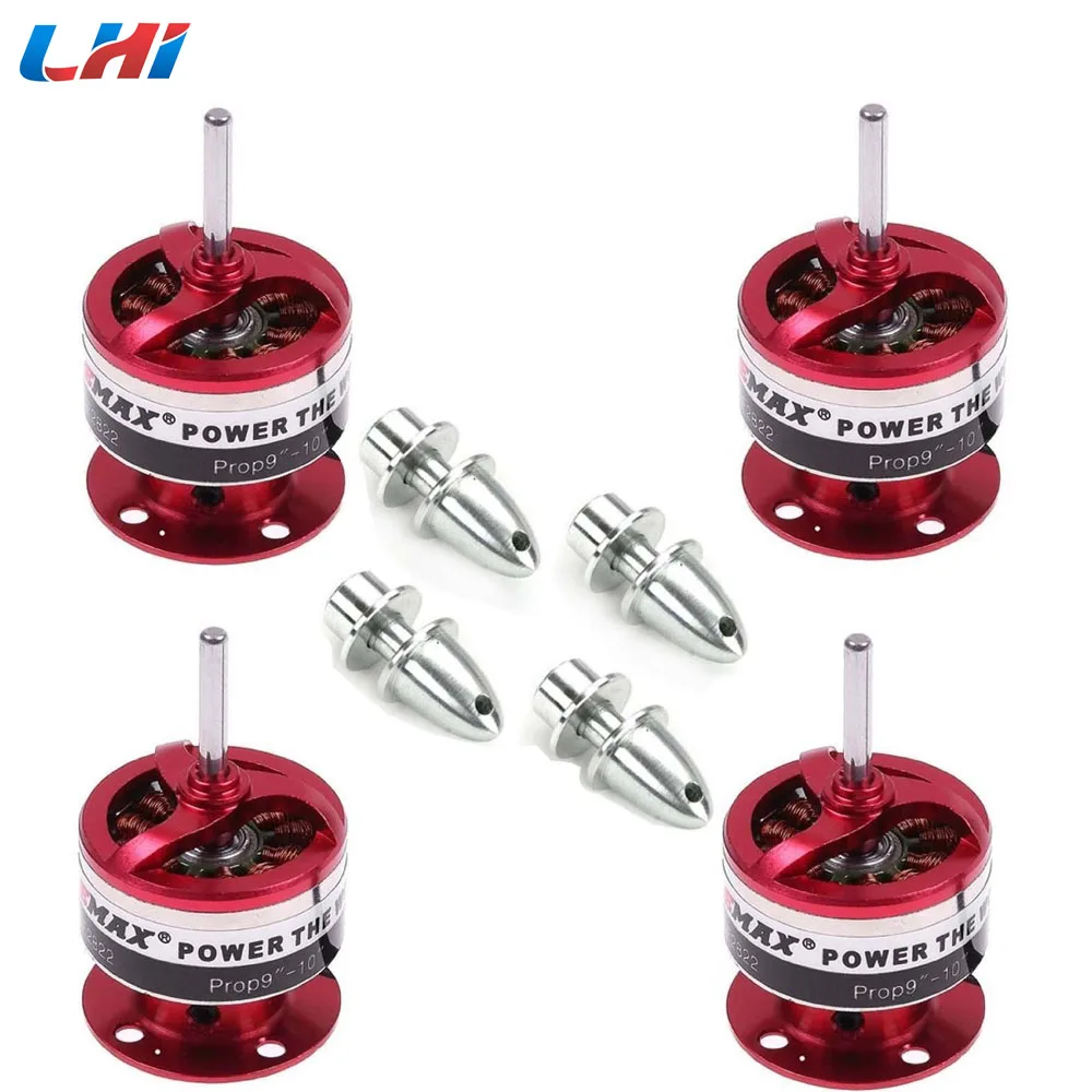 

Emax Cf2822 1200kv Brushless Motor W/prop Adapter for Multicopter Quadcopter(pack of 4pcs)