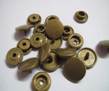 

Free shipping 20 sets KAM snap button for sewing baby color beautity plastic fastener snap button B11 Metallic Gold color