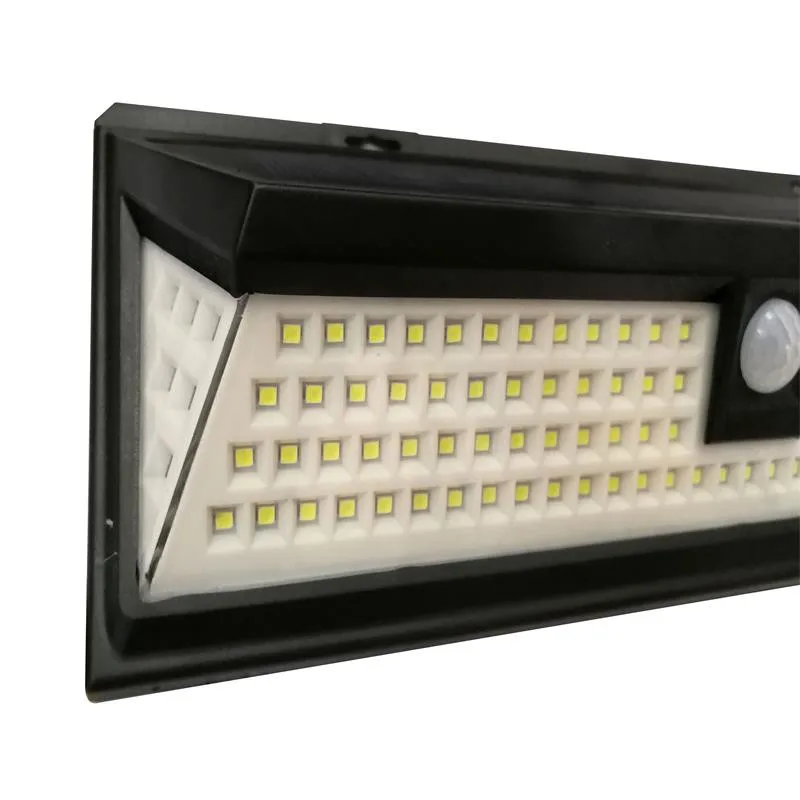 Solar Lamps Modern 118 LED Smart PIR Motion Sensor Solar Light 120 Degree High Brightness Waterproof Solar Wall Lamp