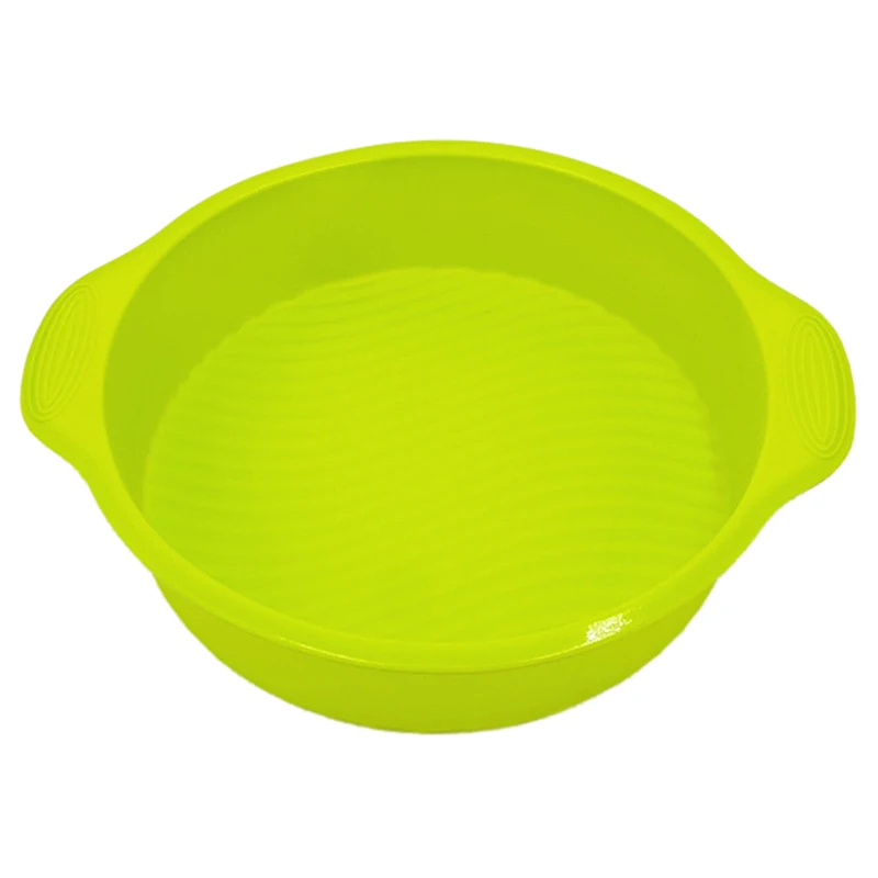 

FJS-29*24.5*6CM 160G Large and Lovely Round Shape 3D Silicone Cake Baking Tools Bakeware Maker Mold Baking Tray