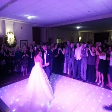 12*10 светодиодный дискотека свадебное белое Звездное освещение танцпола Starlit белый танцевальный пол