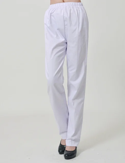 

Unisex Medical Uniforms Hospital Nurse Pants Female Doctors Nursing bottoms Workwear Nurse Medical Pants Elastic Waist Trousers