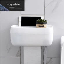 Multi-function водостойкие бытовые бумажные салфетки в рулонах коробка Пробивка ванная комната портативный держатель для туалетной бумаги настенный ящик для хранения