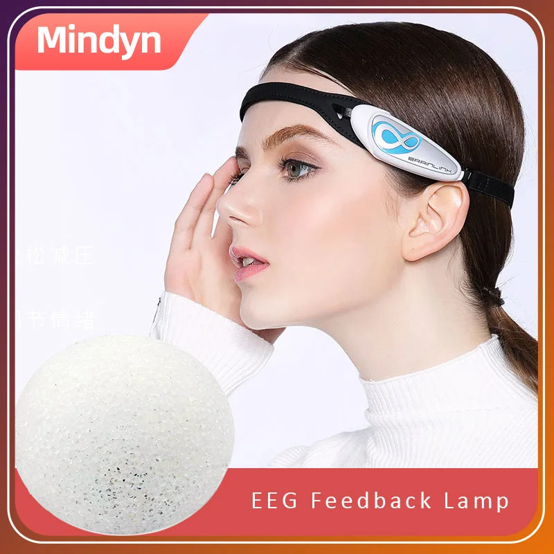 

Brainlink Lite wearing device EEG equipment lamp kit color change attention and relaxation brainwave lamp feedback