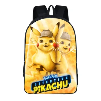 

cartoon pokemon backpack for teenager girls boys daypack pikachu / Bulbasaur / EEVEE / Psyduck children school bags kid book bag