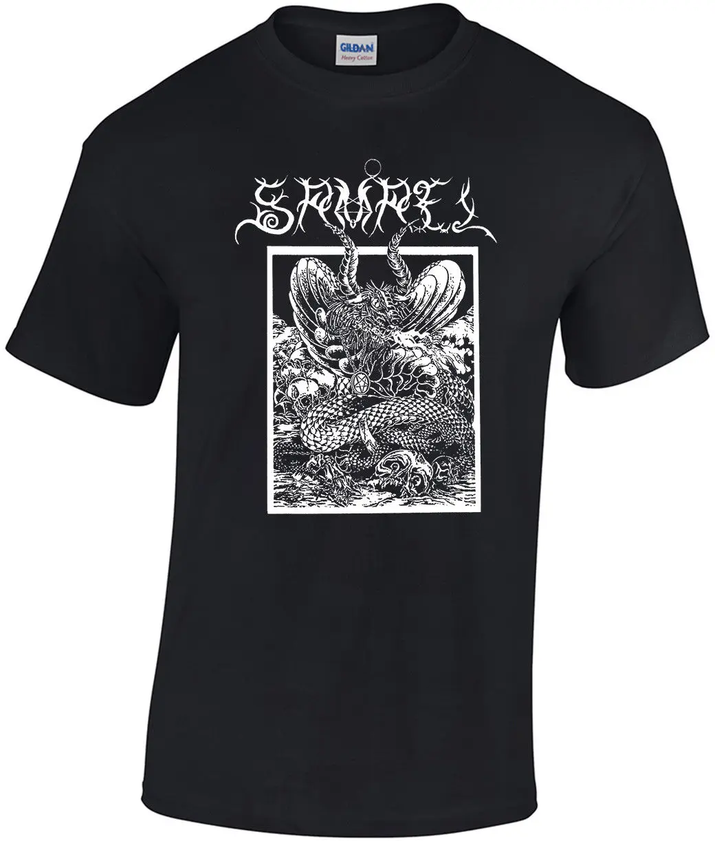 

SAMAEL T-shirt Worship Him Satyricon Marduk Abigor Absu Rotting Christ Emperor New Arrival Male Tees Casual Boy T Shirt