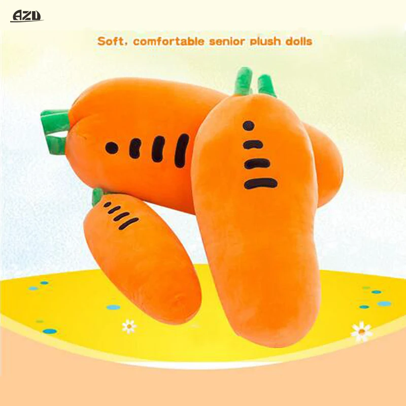 AZL 1Pcs 50CM Cartoon Cute Carrot Plush Toys Creative Vegetables Soft