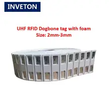 Rfid dogbone с пеной тег толщиной 2 мм-3 мм Smartrac uhf rfid Большой тег стикер хорошая производительность для rfid спортивных систем синхронизации