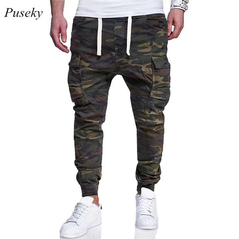 2018 New Fashion Mens Jogger Athletic Jogger Pencil Pants