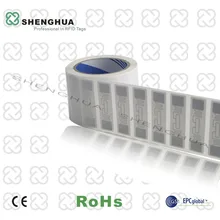 10 шт./упак. UHF бирки 860~ 960 МГц антиподделка Пассивная RFID наклейка для управления товарами