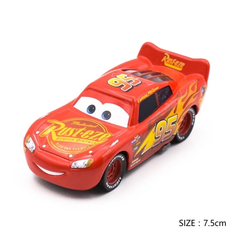 Disney Pixar Cars 3 27 стилей Молния Маккуин матер Джексон шторм Рамирес 1:55 литье под