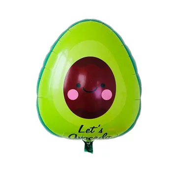 

NEW 1pcs 60*58 Avocado fruit balloon cartoon Aluminum foil air balloons birthday decorations party Supplies kids toy
