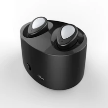 Mini TWS Twins True Wireless Mini Stereo Earphone with Charging Socket play music For iPhone 7 xiaomi samsung bluetooth Headsets