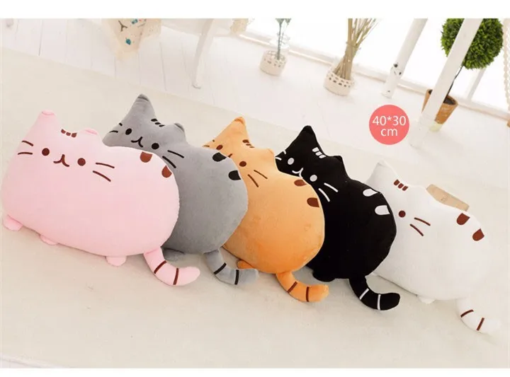 Creative Cartoon Animal Soft Plush Toy Stuffed Big Fat Cat cushion For home decoration