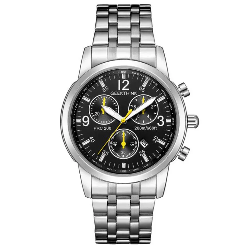 

Men's Classic Quartz Watch Life Waterproof Luminous Japanese Movement Mineral Strengthening Glass Mirror Steel Strap Belt Watch