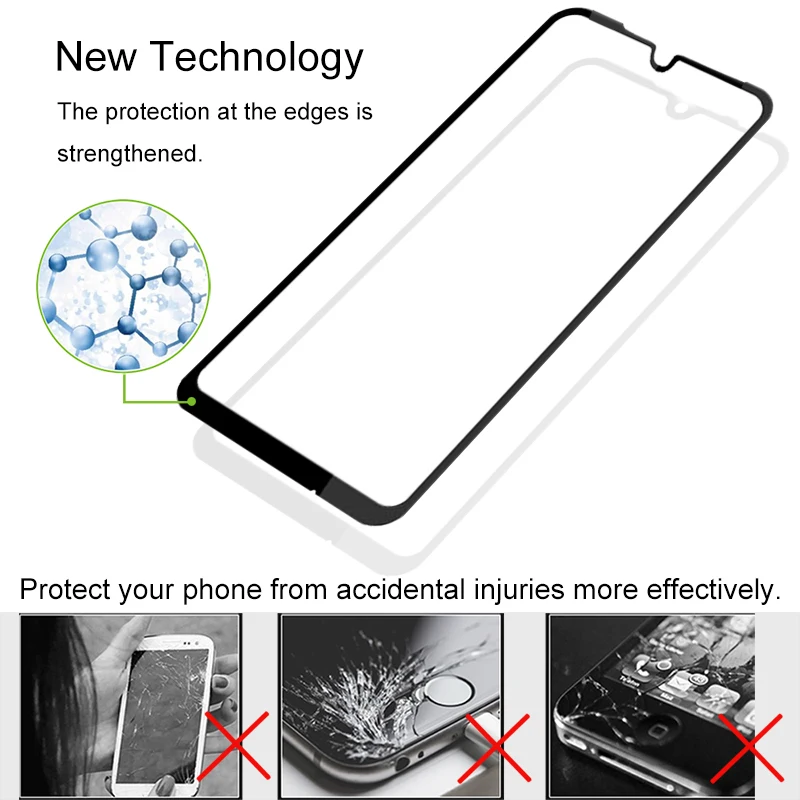 2 шт. защитная пленка для экрана Huawei Honor Play закаленное стекло Honer 8x 8c 8a 8 9 10 light lite