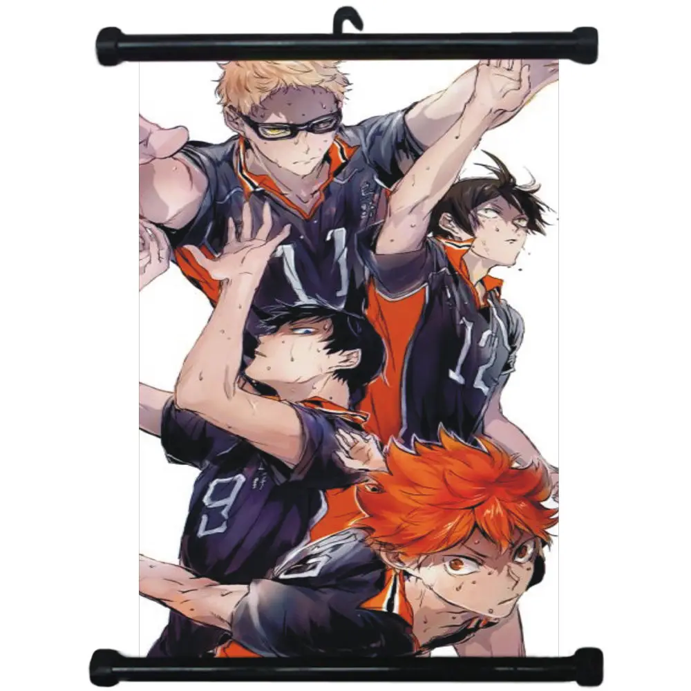 210718 Haikyuu Япония Аниме домашний Декор стены прокрутки плакат 60x90cm | Дом и сад
