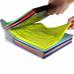 10 слоев одежды Организатор футболки папка для одежды ящик шкафа для бумаг Системы офисный стол файл шкаф 34,5*29,5*6,5 см