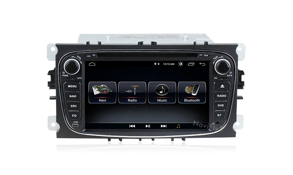 Flash Deal New Arrival! Android 8.1 system car dvd player for FORD/Focus/S-MAX/Mondeo/C-MAX/Galaxy support gps Navigation wifi bluetooth FM 13