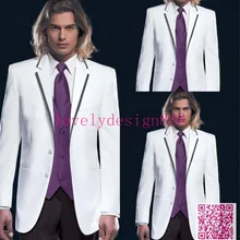 4 фото мужчины в костюм мужчины бизнес платье белый свадьба мужчины в приталенный одежда лучший мужчина костюм( куртка+ брюки+ перевязка+ жилет