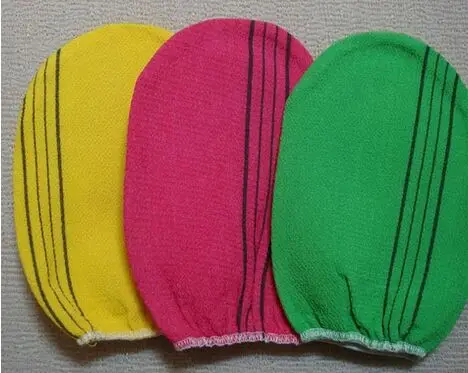 

Free shipping italy towel korea glove viscose scrub mitt body scrub glove kessa mitt exfoliating tan glove