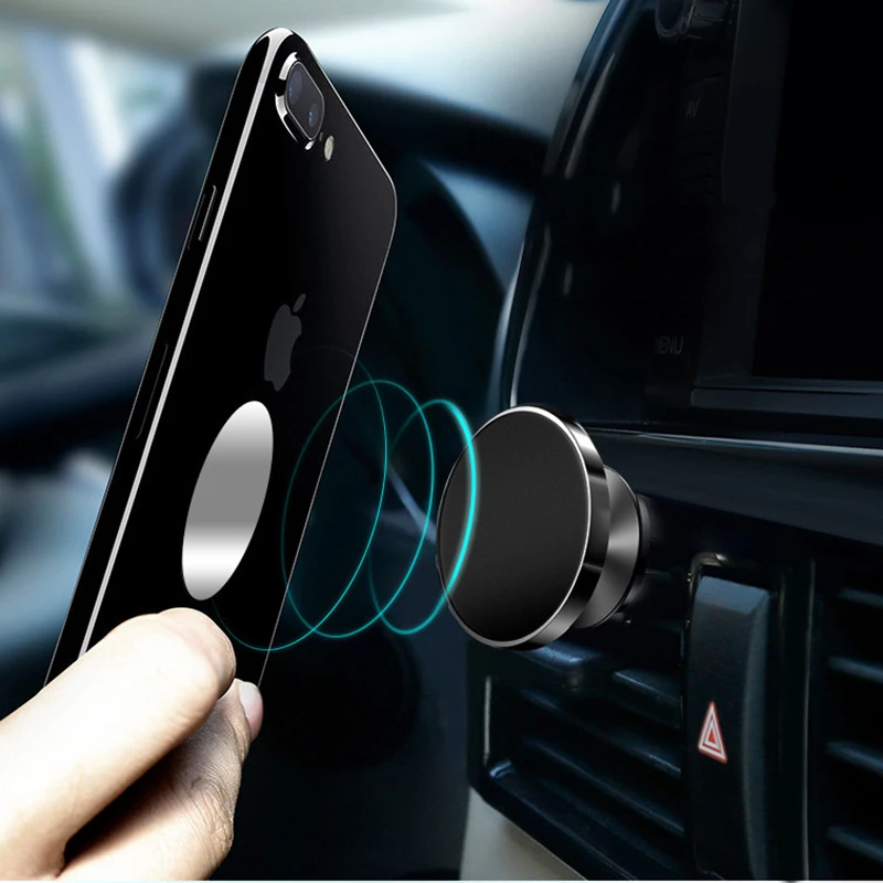 Metal Car Air Vent Support Magnetic Universal Mobile Phone Holder Stand Mount For iPhone X Magnet Cellphone Accessories