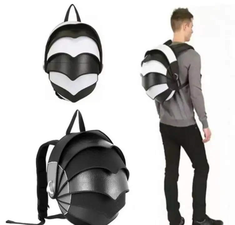 

Rock biker riding motorcycle helmet riding backpack bag rucksack backpack Large Size pangolin trendy