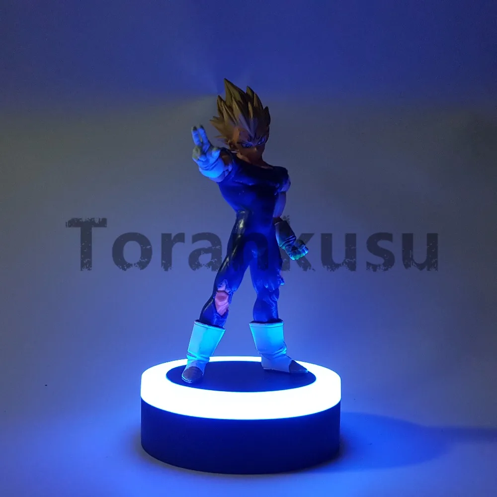Фигурка Dragon Ball Evil Vegeta светодиодная основа ПВХ Драконий шар модель игрушки аниме Dragon Ball Z фигурка Вегета DBZ
